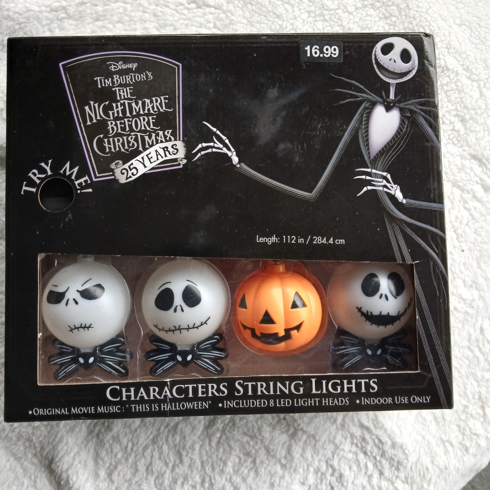 Disney Nightmare Before Christmas String Lights